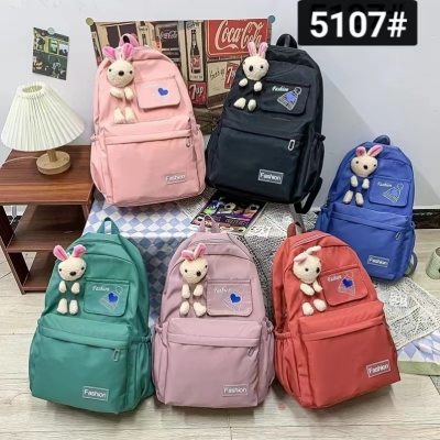 Wear-Resistant College Style Schoolbag Female Large Capacity High School Junior High School Student Student Backpack Travel Back One Piece Dropshipping