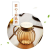Heat-Resistant Glass jug bamboo lid with Diamond High Borosilicate waterware with Golden color glass tea pot Juice Jug