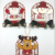 Xiangzhou Christmas Cross-Border New Arrival Wooden Small Pendant Elk Santa Claus Decorative Small Pendant Small Pendant