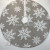 Xiangzhou Christmas Cross-Border New Arrival Sequined Snowflake Christmas-Tree Skirt Christmas Venue Layout Supplies