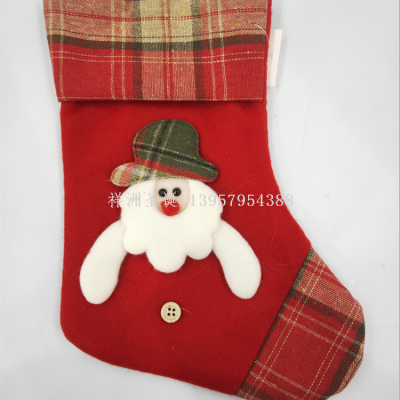Xiangzhou Christmas Cross-Border Hot Sale Santa Claus Snowman Elk Creative Christmas Tree Pendant Gift Socks