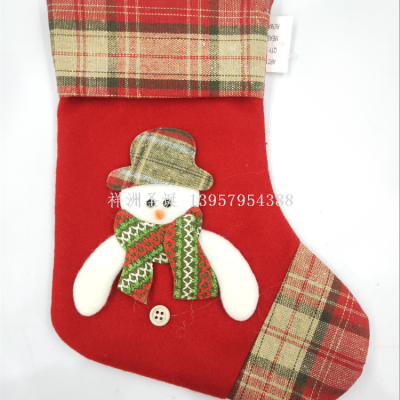 Xiangzhou Christmas Cross-Border Creative Santa Claus Snowman Christmas Gift Decoration Bag