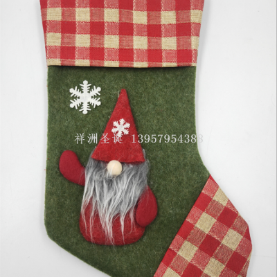 Xiangzhou Christmas Christmas Stockings Ornaments Christmas Little Socks Christmas Tree Pendants Gift Bag