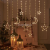Qhh012196l 8 Hanging Snowman + Bell Width 2.8*1 M Curtain Light Decoration Christmas Lights Colored Lights