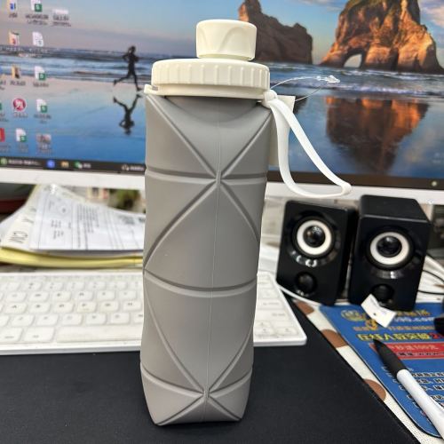 edible silicon folding bottle mini outdoor sports bottle portable creative que bottle travel cup