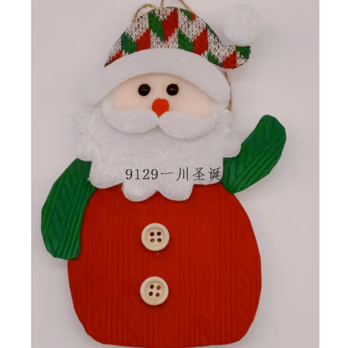 christmas decorations multi-color starlight sequins snowman santa claus beads string pendant