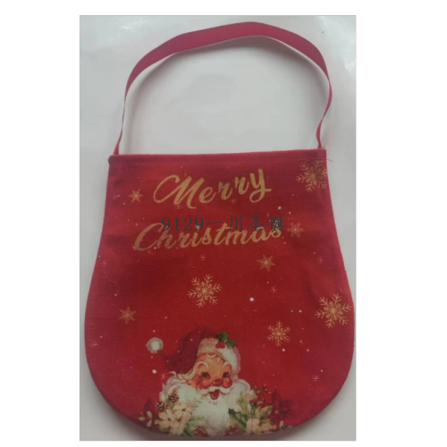 christmas decorations classic festival soft fluff multicolor christmas gift bag