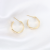 European and American Fashion Exquisite Alloy C- Shaped Earrings Vintage Asian Gold Stud Earrings 925 Silver Pin Earrings 2023 New