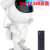 Astronaut Star Light Projection Night Light Starry Laser Ambience Light Bedroom Remote Control Spaceman Birthday Projection Lamp