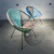 Outdoor Chair Balcony Chair Garden Chair Coffee Chair  Room Simple Leisure Chair Plastic Rattan Chair Conference Chair