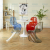HomeDining Chair Simple Stackable Plastic Armchair Internet Celebrity Designer Negotiation Pan Dong Chair Dressing Stool