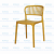 Dining Chair Simple Stackable Plastic Back Chair Internet Celebrity Designer Negotiation Pan Dong Chair Dressing Stool