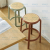 Plastic Stool Adult Home  Dining Table High Bench Modern Simple and Fashionable Creative Nordic Square round Stool Chair