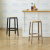 Plastic Stool Adult Home  Dining Table High Bench Modern Simple and Fashionable Creative Nordic Square round Stool Chair