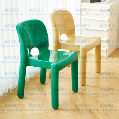 Home Dining Chair Nordic Simple Cream Style Plastic Chair Backrest Outdoor Chair Cosmetic Chair Fashion Coffee Chair