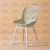 Nordic Plastic Backrest Study Chair Light Luxury and Simplicity Home Stool  Chair Designer Creative Leisure Dining Chair