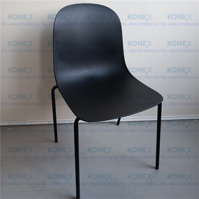 Nordic Iron Chair Milk Tea Shop Conference Chair Leisure Backrest Chair High-End Plastic Dining Chair Outdoor Chair