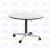 Mid-Ancient  Lifting round Table Nordic Simple Modern round Coffee Table Small Apartment Dining Table Sofa Movable Table