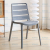 Plastic Chair Backrest Chair Modern Home Office Chair Thickened Stackable Chair Simple Adult Chair  Dining Chair