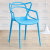 Plastic Chair Outdoor Cat  Chair Coffee Chair Milk Tea Shop Dining Chair Simple Leisure Chair Fashion Negotiation Chair