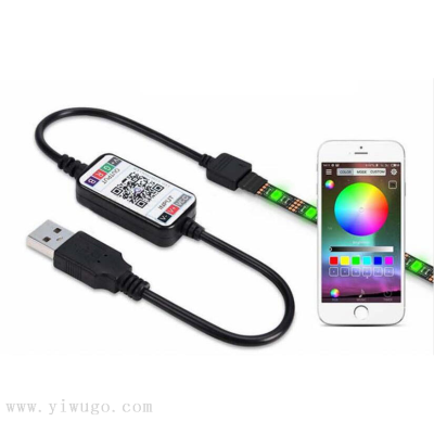 USB 5V RGB LED Music Controller for RGB Strip Light Controller with Mode 16 Million Colors DC5V-24V LED Strip Control