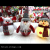 Santa Claus Led Snowman Reindeer Doll with Lights Decorative Ornaments