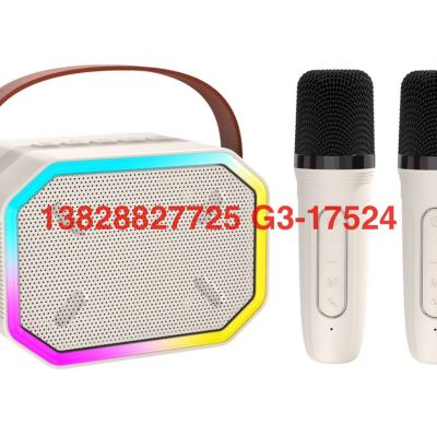 New P3 Bluetooth Speaker Home Wireless Karaoke Audio Microphone Portable Family Ktv Wireless Microphone