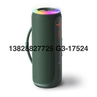 2 New Cross-Border Wireless Bluetooth Speaker Outdoor Rgb Light Portable Waterproof Audio Atmosphere Light Stereo Speaker