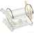 Cross-Border Multi-Functional Assembly S-Type Double-Layer Bowl Rack S-Type Metal Storage Rack Bowl Plate Draining Rack