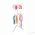 Floor-Type Drying Rack with Clip Stainless Steel Pipe Hanger Socks Clip Multi-Functional Triangle Towel Rack Hanging Rod