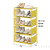 Thailand Hot Selling Small Yellow Duck Simple Multi-Layer Shoe Rack Fabric Shoe Cabinet Dustproof Shoe Rack Storage Rack