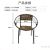Children's Woven Colorful Rattan Chair Home Outdoor Woven Balcony Seat Single Leisure Back Chair Overlapping Chair