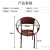 Children's Woven Colorful Rattan Chair Home Outdoor Woven Balcony Seat Single Leisure Back Chair Overlapping Chair