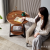 Simple Modern Household round DoubleLayer Side Table  Hotel Sofa Side Table Small Apartment Living Room Coffee Table