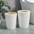 Toilet Paper with Lid Lou Kitchen Living Room Large Wooden Cover Trash Can High-End Fashion Trash Can Household
