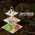 Three-Layer Fruit Plate Dried Fruit Plate Afternoon Tea Dessert Tray Dessert Table Multi-Layer Cake Stand Cake Table