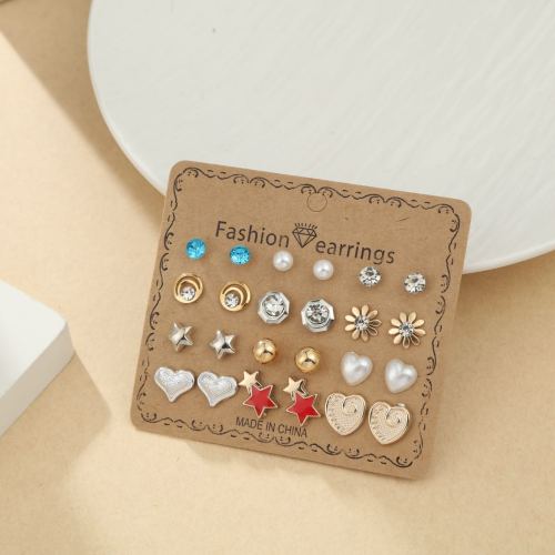 european and american earrings girls fashion eardrops south korea popular pearl grace earings set tassel earrings small jewelry