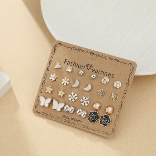 european and american earrings girls fashion eardrops south korea popular pearl grace earings set tassel earrings small jewelry
