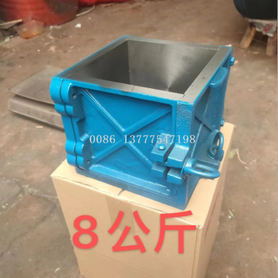 Concrete 150 Square Meters Cast Iron Mold Testing Concrete Test Mold British Export Type Thickened Polished 100 Square Test Mold Manufacturer