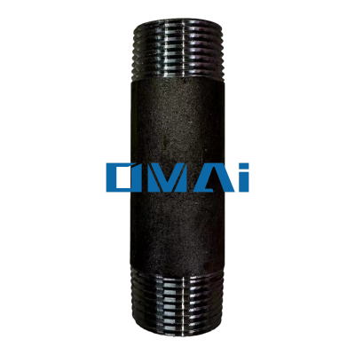 Black Product Steel External Tube Wire Galvanized Thread Pipe Fittings Factory Double-Headed Thread Lengthened External