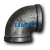 Galvanized Malleable Cast Iron Pipe Fitting  330 340 Union Threaded Pipe Fittings Internal and  Thread Pipe Fittings