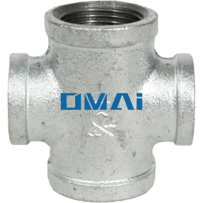 Malleable Cast Iron Pipe Fitting Four-Way Connecting Pipe Galvanized Pipe Four-Way Cast Iron Pipe Fittings Manufacturer