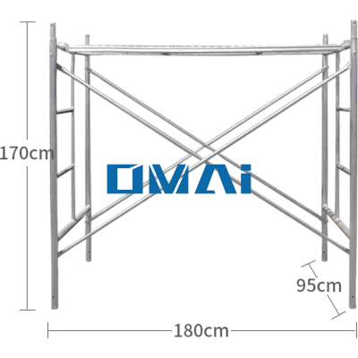 Export Trapezoid Traveling Framework Ladder Type Door Type Steel Pipe Scaffold Door Type Frame Caster