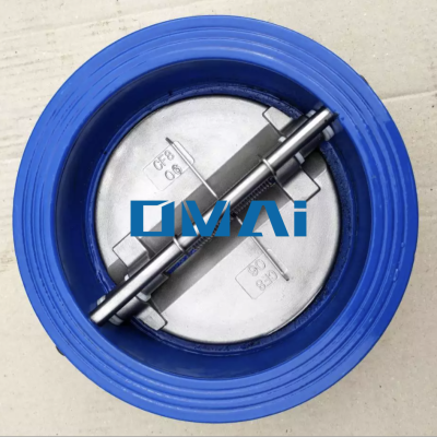 304 Stainless Steel Valve Plate Disc Cast Iron Wafer Butterfly Butterfly Check Valve Dh77x-10/16
