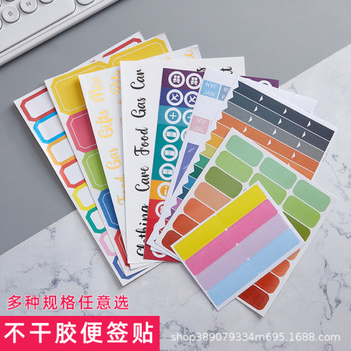 in stock blank sticker sticker handwriting label indicating label colorful sticker letter sticker