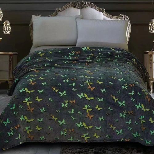 Luminous Blanket， fluorescent Blanket in Stock， all Sizes Can Be Customized