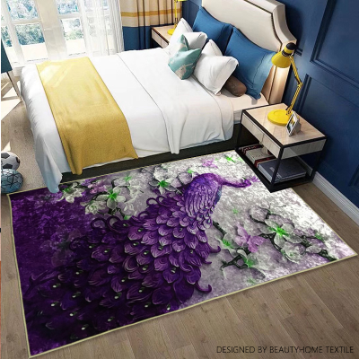 Household Living Room Carpet Simple Atmosphere Light Luxury Bedroom Velvet Carpet Entrance Non-Slip Doormat Foot Mat rug