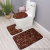 Rabbit Fur Minimalist Toilet 3-Piece Set Abstract Imitation Rabbit Plush Marble Carpet Pattern Bronzing Carpet0 Mat rug