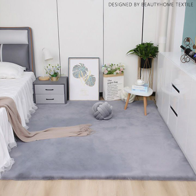 Imitation Rabbit Fur Mat Bedroom Bedside Blanket Household Thickened Living Room Sofa Tea Table Non-Slip Carpet Mat rug