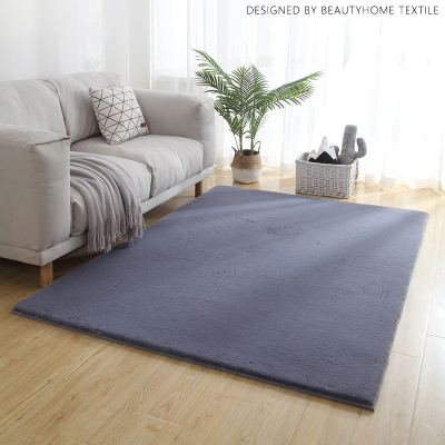 Modern Thickened Imitation Rabbit Fur Carpet Living Room Sofa Bedroom Nordic Home Tea Table Carpet Floor Mat Full rug